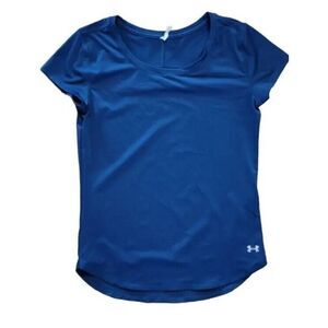 Under Armour Womens T-Shirt Size XS Fly-By 2.0 Blue